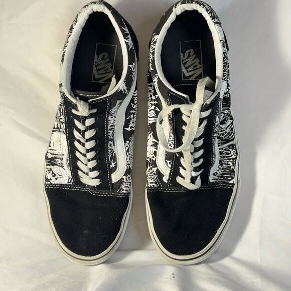 VANS Old Skool Forgotten Bones Size 11 suede and canvas - Picture 5 of 11